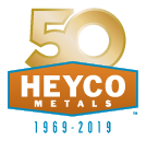 Heyco Metals Logo 50th Anniversary